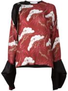 Act N&deg;1 - Elongated Sleeve Blouse - Women - Silk/viscose - 42, Women's, Black, Silk/viscose