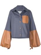 Loewe Flared Sleeve Jacket - Blue