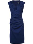 Paule Ka Gathered Midi Dress - Blue