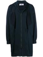 Chalayan Hooded Coat - Blue