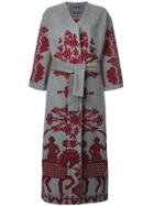 Yuliya Magdych Cavalier Wrap Coat - Grey