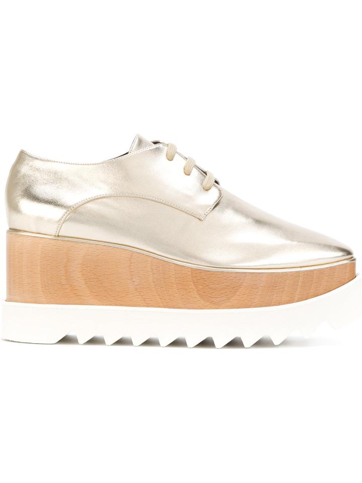 Stella Mccartney Elyse Platform Shoes - Metallic