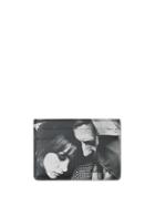 Burberry Archive Campaign Print Leather Card Case - Black