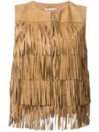 Alice+olivia Fringed Waistcoat
