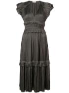 Ulla Johnson Micro-pleated Dress - Grey