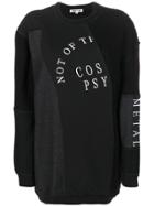 Mcq Alexander Mcqueen Patchwork Sweat Dress - Black