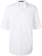 Sofie D'hoore Patch Pocket Shirt, Men's, Size: Medium, White, Cotton