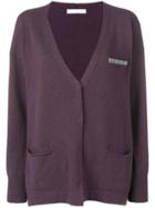 Fabiana Filippi Loose Fitted Cardigan - Purple