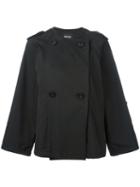 Zucca - Double Breasted Jacket - Women - Polyester - One Size, Women's, Black, Polyester