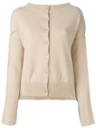 Kristensen Du Nord Round Neck Cardigan, Women's, Size: 2, Nude/neutrals, Cashmere/wool