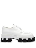 Prada Contrast Derby Shoes - White