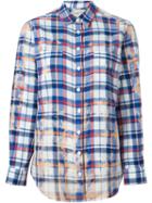 Sea Distressed Checked Shirt