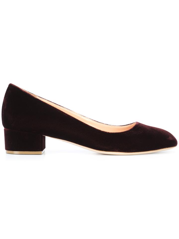 Rupert Sanderson Classic Slip-on Pumps - Red