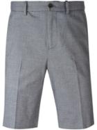 Michael Kors Tailored Knee Shorts, Men's, Size: 38, Grey, Cotton/spandex/elastane