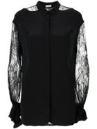 Tufi Duek Lace Cut Out Shirt - Black