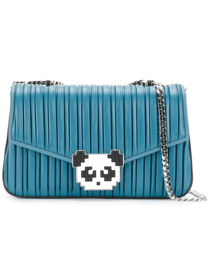 Les Petits Joueurs Ivy Panda Shoulder Bag - Blue