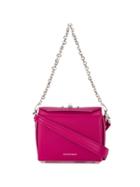 Alexander Mcqueen Pink Leather Box Bag - Pink & Purple
