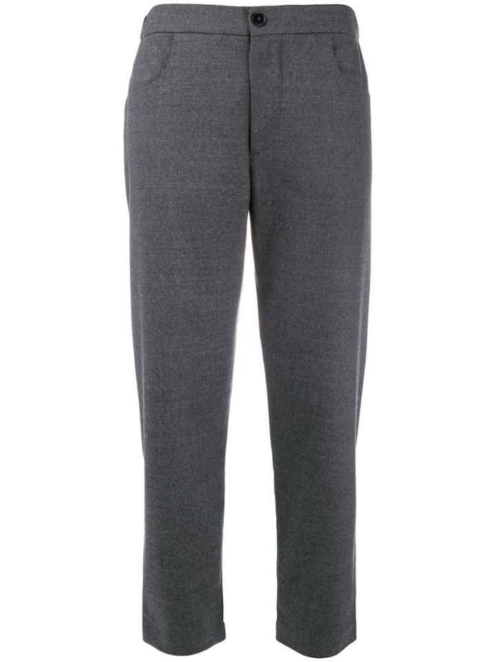 Barena Cropped Trousers - Grey