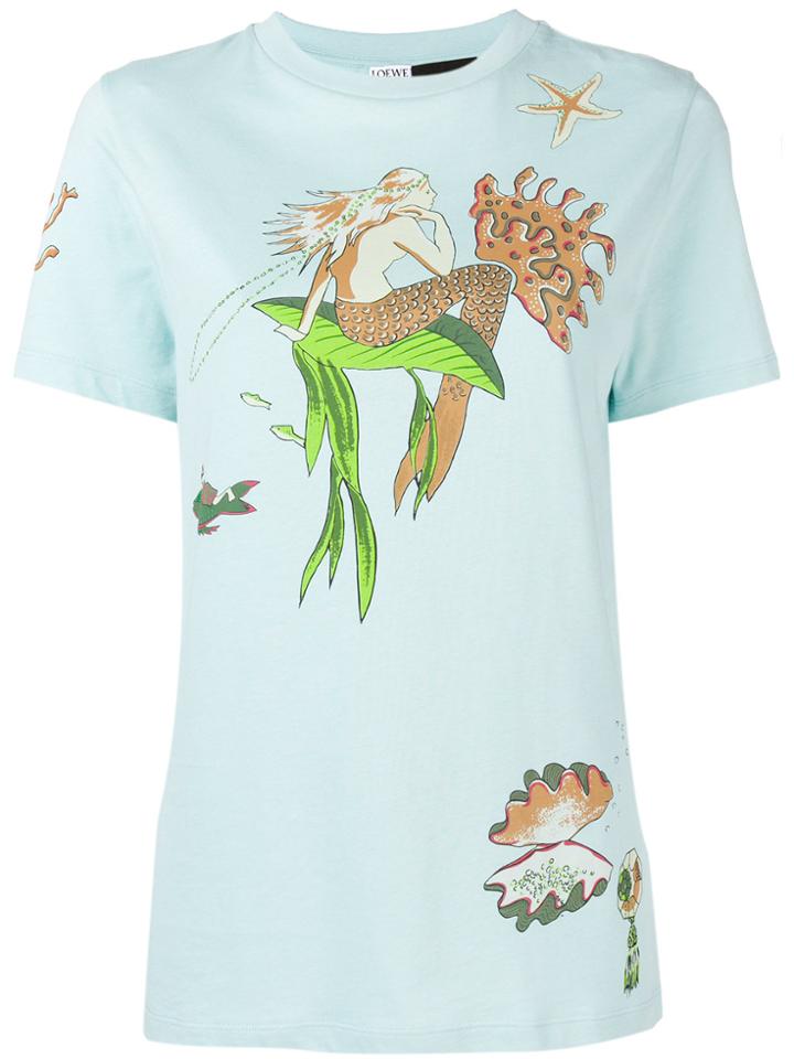 Loewe Mermaid T-shirt - Blue
