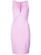 Zac Zac Posen Clarise Fitted Dress - Pink & Purple