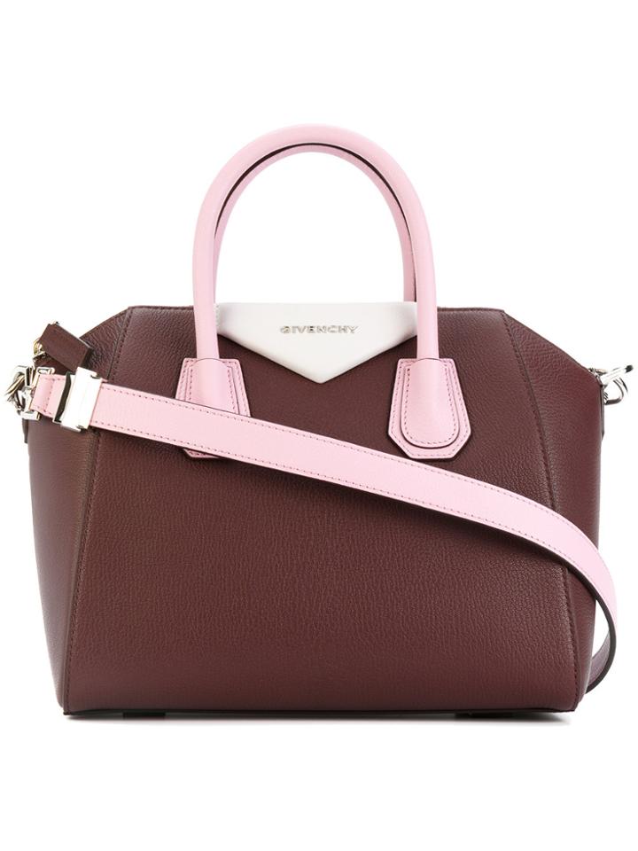 Givenchy Small Antigona Bag - Pink & Purple