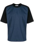 Cédric Charlier Colour Block T-shirt - Blue