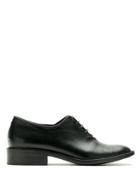 Reinaldo Lourenço Leather Oxford Shoes - Black