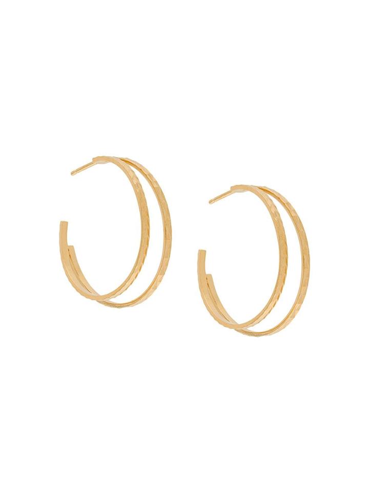 Wouters & Hendrix A Wild Original! Textured Double Hoop Earrings -