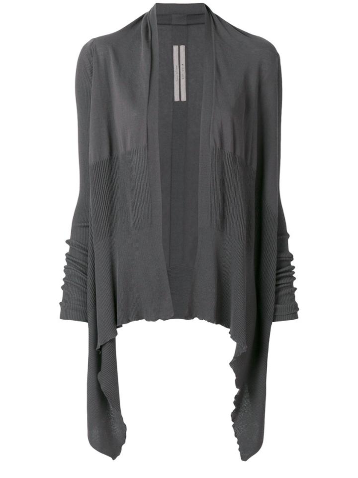 Rick Owens Wrapped Short Cardigan - Grey
