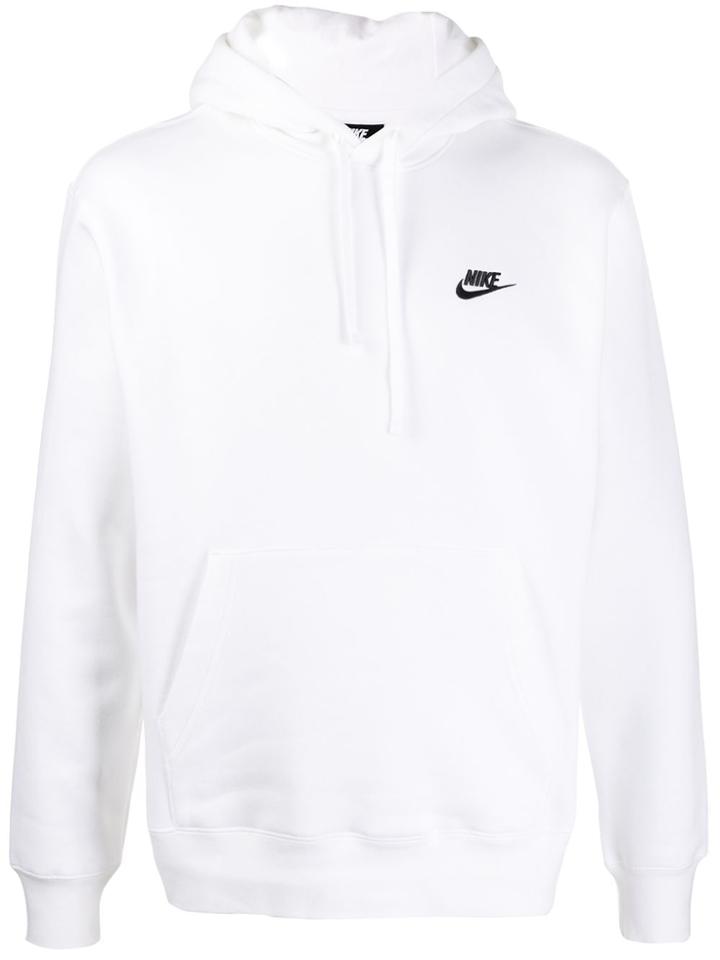 Nike Embroidered Logo Hoodie - White