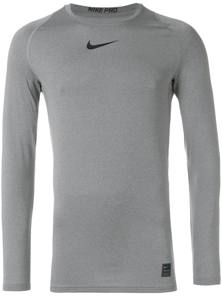 Nike Pro Long-sleeve Top - Grey