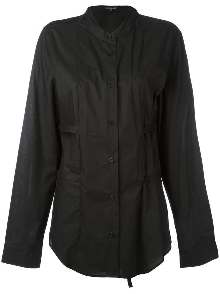 Ann Demeulemeester - Tyson Shirt - Women - Cotton - 36, Black, Cotton