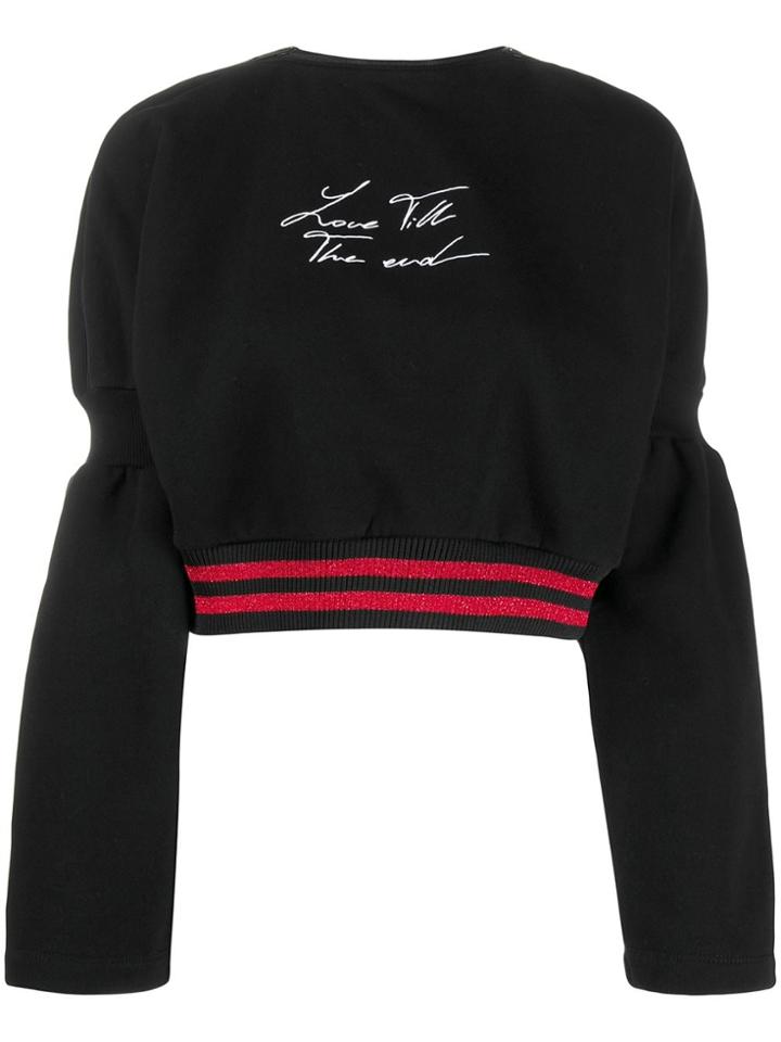 Marcelo Burlon County Of Milan Love Til The End Sweatshirt - Black