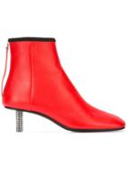 Calvin Klein 205w39nyc Embellished Heel Boot - Red