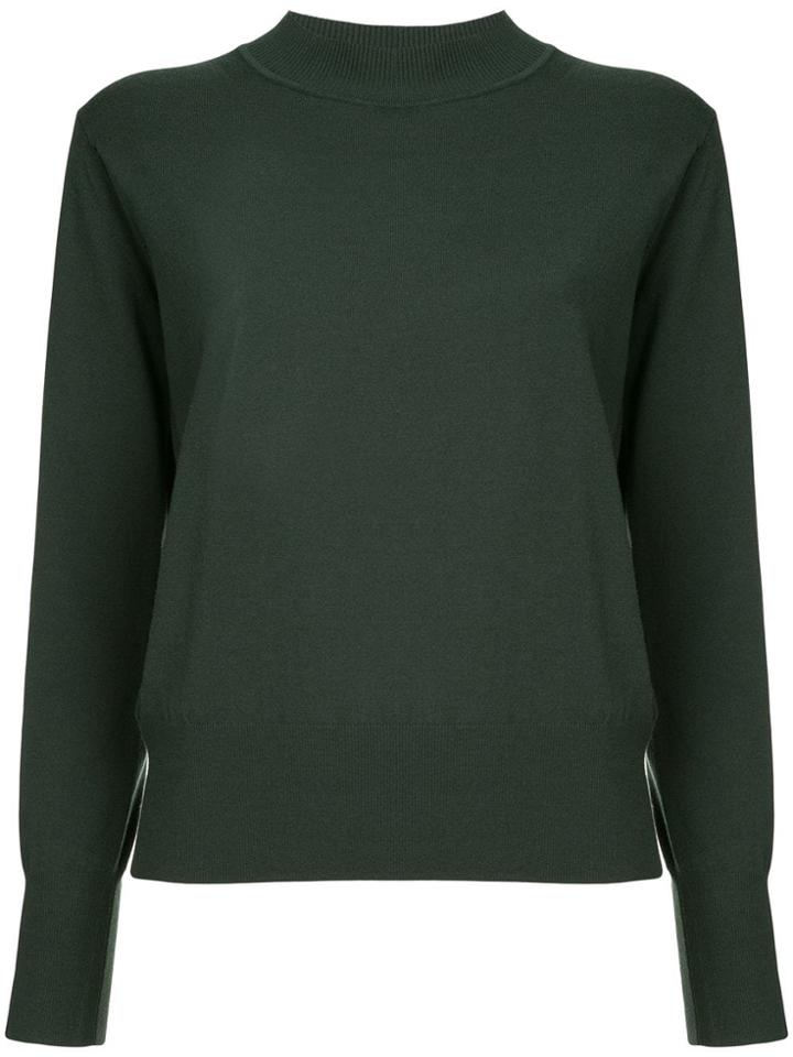 Le Ciel Bleu Round Neck Jumper - Green