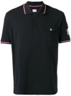 Shortsleeved Polo Shirt - Men - Cotton - L, Blue, Cotton, Moncler Gamme Bleu