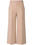 Msgm Cropped Tailored Trousers - Neutrals