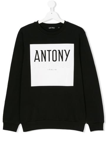 Antony Morato Junior Teen Contrast Sweatshirt - Black