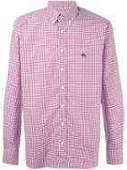 Etro Checked Shirt, Men's, Size: 40, Pink/purple, Cotton