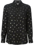 Saint Laurent Star Print Crepe Shirt