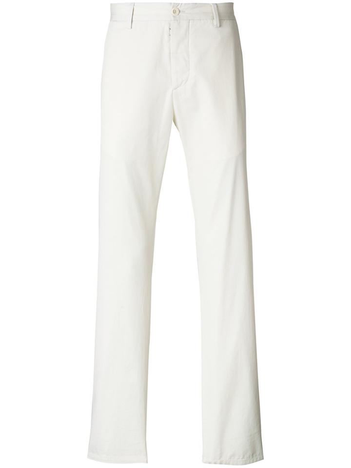 Maison Margiela Straight Leg Trousers - White