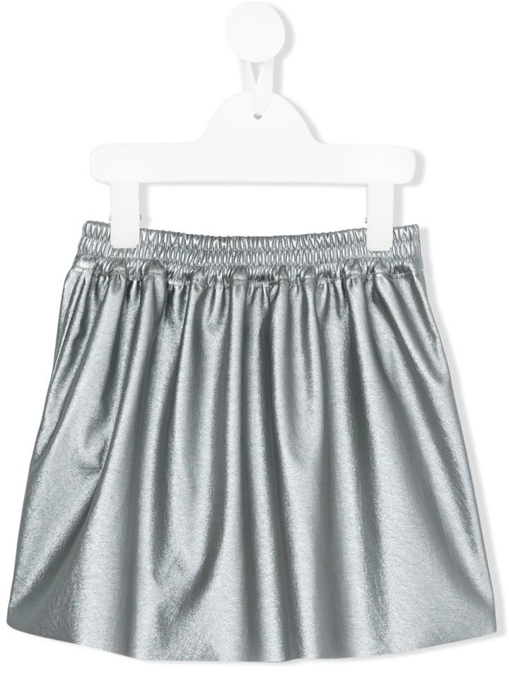 Le Petit Coco - Pleated Skirt - Kids - Polyester/polyurethane - 6 Yrs, Grey