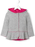 Il Gufo Peplum Knitted Jacket, Girl's, Size: 10 Yrs, Grey