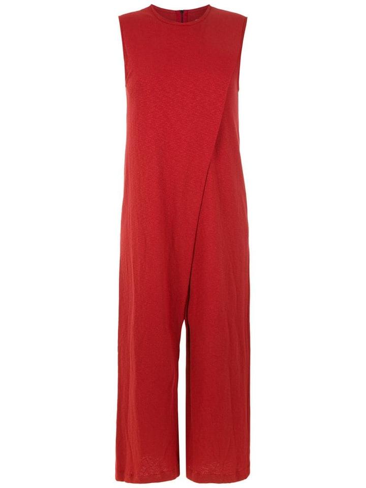 Osklen Asymmetrical Jumpsuit - Red
