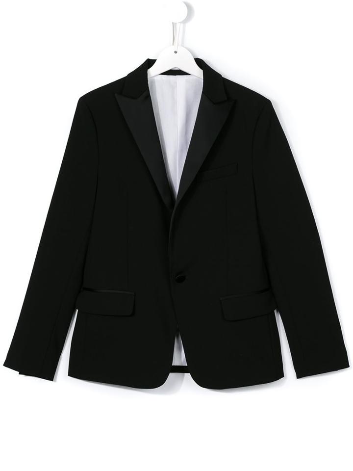 Dsquared2 Kids One Button Blazer, Girl's, Size: 14 Yrs, Black