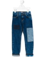 Little Marc Jacobs - Patchwork Jeans - Kids - Cotton/polyester - 5 Yrs, Blue