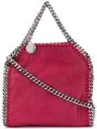 Stella Mccartney Chain Embellished Shoulder Bag - Pink & Purple