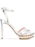 Nicholas Kirkwood Casati Pearl Platform Sandals - Metallic