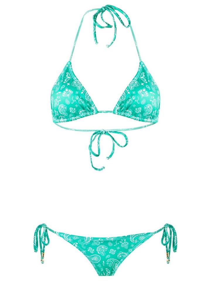 Sub Triangle Bikini Set, Women's, Size: G, Green, Polyamide/spandex/elastane