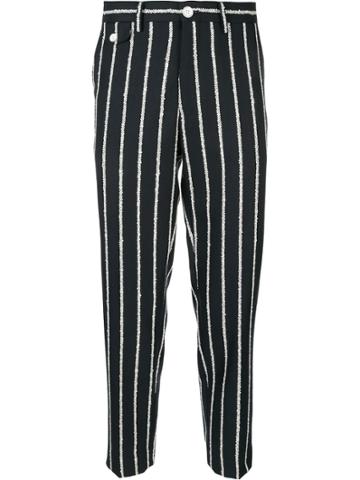 Education From Young Machines Patterned Chinos - Blue